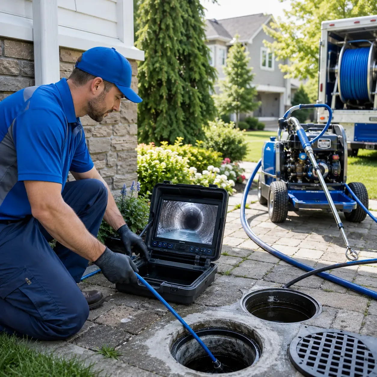 Outdoor drain cleaning professionals serving Energy, IL